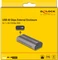 DeLOCK Externes Gehäuse für M.2 NVMe SSD, USB4 Vorschaubild