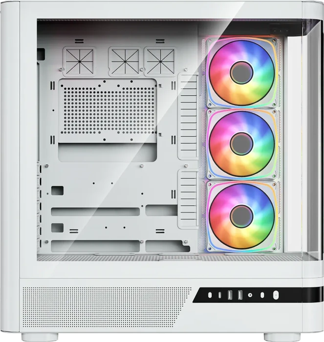 Modecom Volcano AQ200 ARGB White, Glasfenster