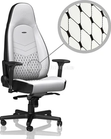 noblechairs Icon Gamingstuhl, weiß/schwarz