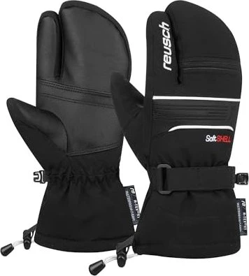 Reusch Kondor R-Tex XT Lobster Skihandschuhe schwarz/weiß (Junior)