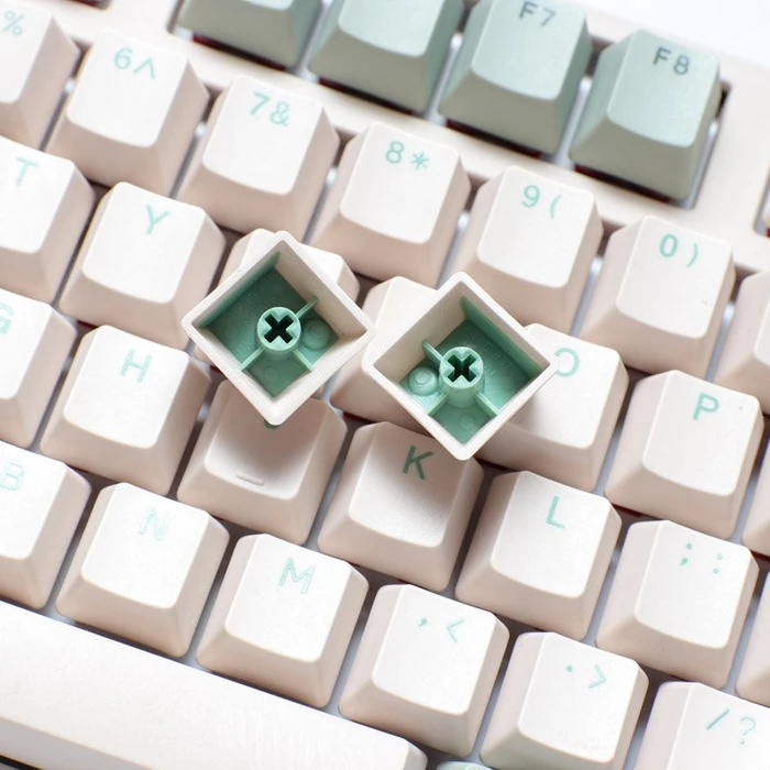 Ducky One 3 PBT, Matcha, grün/weiß, MX BLUE, USB, UK