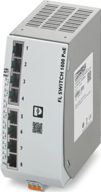 Phoenix Contact FL 1000 Industrial Railmount Switch 1000-8POE, 8x RJ-45, 240W PoE++ (1342622)