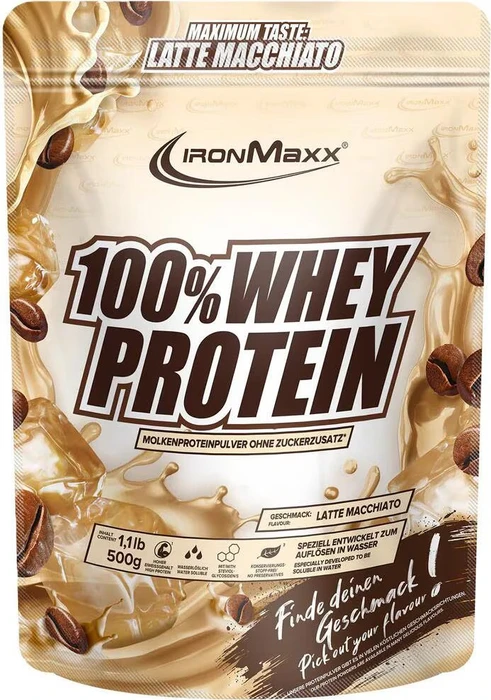 IronMaxx 100% Whey Protein Latte Macchiato 500g