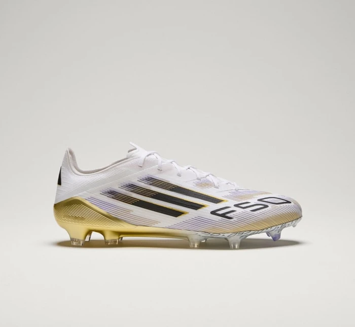 adidas F50 Elite FG cloud white/core black/gold metallic