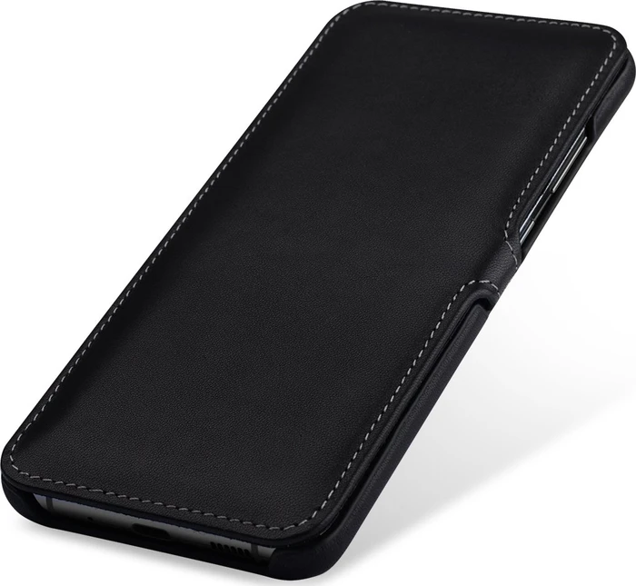 Stilgut Book Type Leather Case Clip Nappa für Samsung Galaxy S20 Ultra schwarz