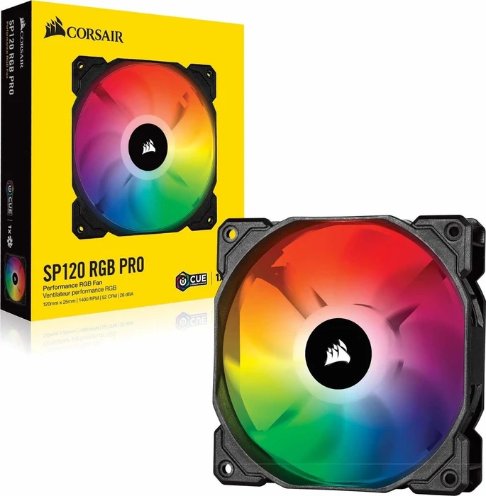 Corsair SP Series iCUE SP120 RGB PRO Performance Fan, 120mm