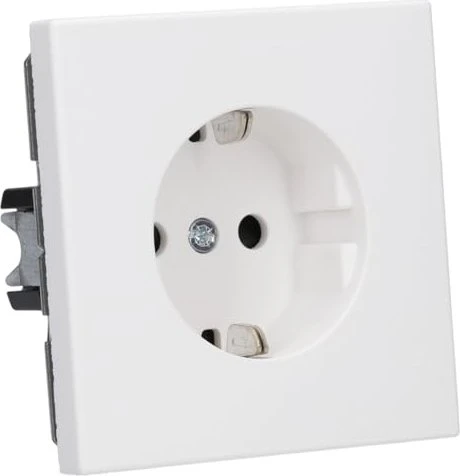 Jung Serie LS SCHUKO-Steckdose Safety+, schneeweiß matt