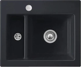 Villeroy & Boch Subway 60 XM flat flächenbündig Becken rechts mit Ablauffernbedienung graphite