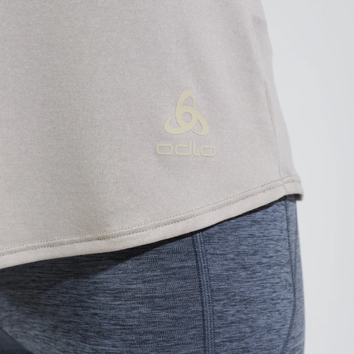 Odlo Active 365 Funktionsshirt kurzarm silver cloud melange (Damen)