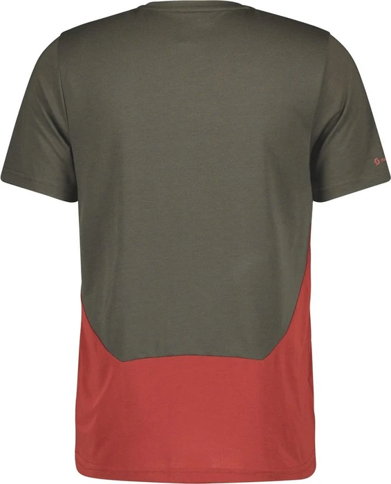 Scott Trail Flow Dri Trikot kurzarm dark grey/tuscan red (Herren)
