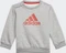 adidas Badge of Sport Trainingsanzug medium grey heather/vivid red (Junior) Vorschaubild