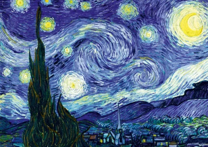 Bluebird Puzzle Vincent Van Gogh The Starry Night, 1889