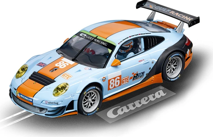 Carrera Digital 124 Porsche GT3 RSR Gulf Racing No.86 SilverStone 4h 2014