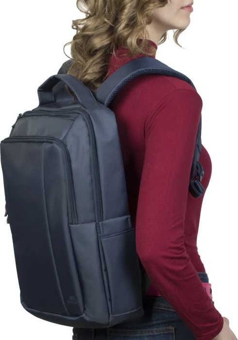 RivaCase Central 8262 Laptop Rucksack 15.6", blau