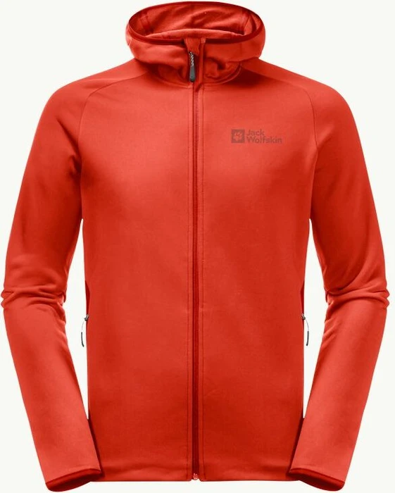Jack Wolfskin Baiselberg Hoody FZ Jacke strong red (Herren)