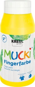 Kreul Mucki Fingerfarbe, gelb, 750ml