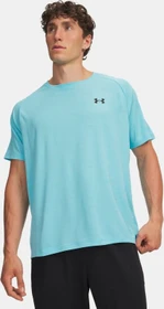 Under Armour Tech Textured Funktionsshirt kurzarm fresco blue/black (Herren)