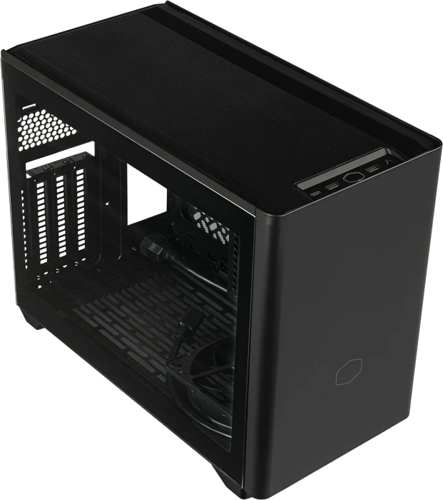 Cooler Master MasterBox NR200P [V2], schwarz, Glasfenster, Mini-ITX