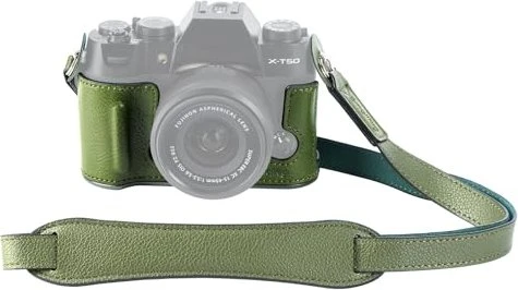 SmallRig Leder-Halbschalen-Kit für Fujifilm X-T50 grün