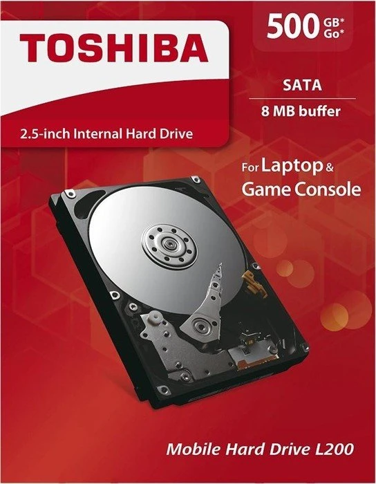 Toshiba L200 Laptop PC 500GB, 512e / 2.5" / SATA 3Gb/s, retail