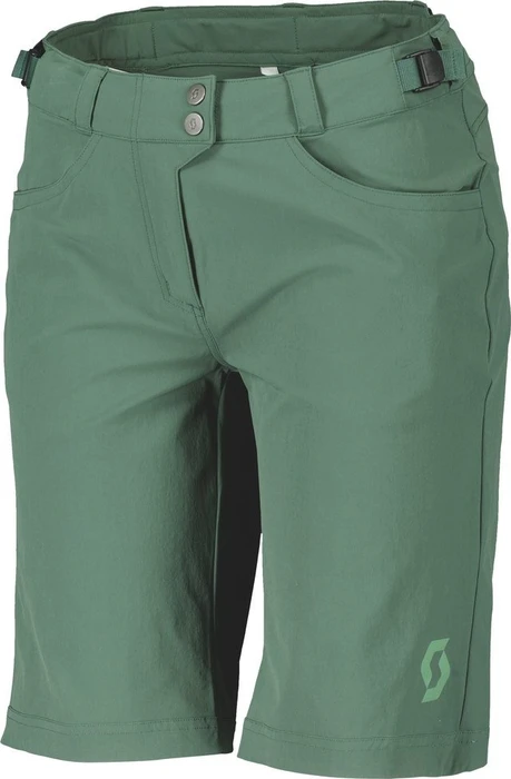 Scott Trail Flow Fahrradhose kurz smoked green (Damen)