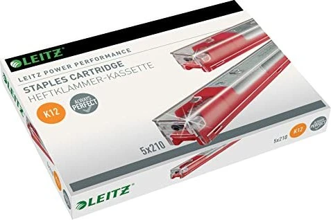 Leitz Power Performance K12 Heftklammern, 26/12, 5x 210 Stück