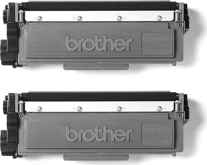 Brother Toner TN-2320 schwarz hohe Kapazität, 2er-Pack