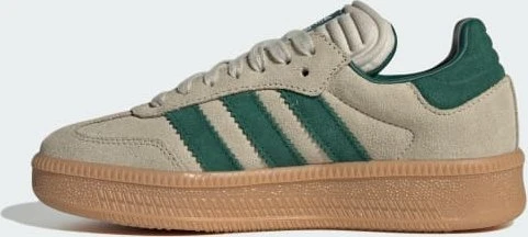adidas Samba XLG putty grey/collegiate green/gum (Junior)