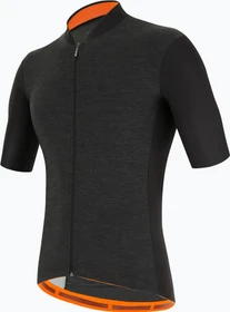 Santini Colore Puro Trikot kurzarm schwarz (Herren)