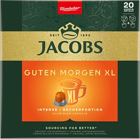 Jacobs Guten Morgen XL Kaffeekapseln, 20 Stück