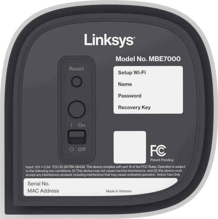 Linksys Velop Pro 7, Wi-Fi 7, 1er