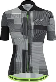 Santini Delta Kinetic Trikot kurzarm schwarz/weiß (Herren)