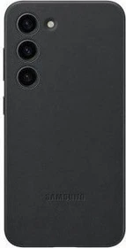 Samsung Leather Case für Galaxy S23 schwarz