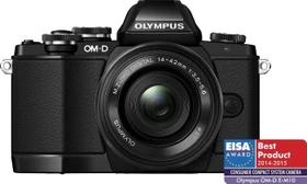 Olympus OM-D E-M10 schwarz mit Objektiv M.Zuiko digital 14-42mm 3.5-5.6 II und M.Zuiko digital ED 14-150mm 4.0-5.6