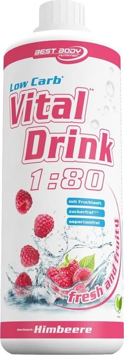 Best Body Nutrition Vital Drink Zerop Himbeere 1l