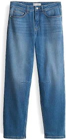 Opus Melly Relax Barrel Powerstretch Mid Rise Jeans dark blue (Damen)