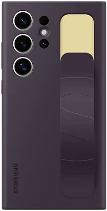 Samsung Silicone Grip Case für Galaxy S24 Ultra dark violet