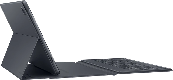 Samsung EF-DT500 Book Cover Keyboard für Galaxy Tab A7, grau, DE