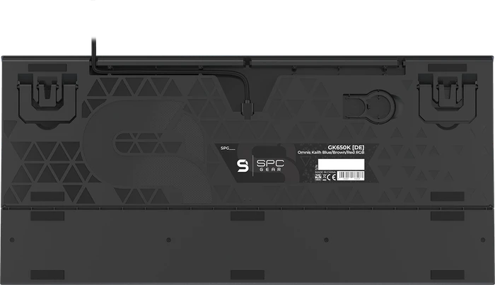 Endorfy SilentiumPC SPC Gear GK650K Omnis, LEDs RGB, Kailh BLUE, USB, DE