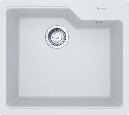 Franke Urban UBG 610-50 Einbau Becken mittig mit Ablauffernbedienung glacier
