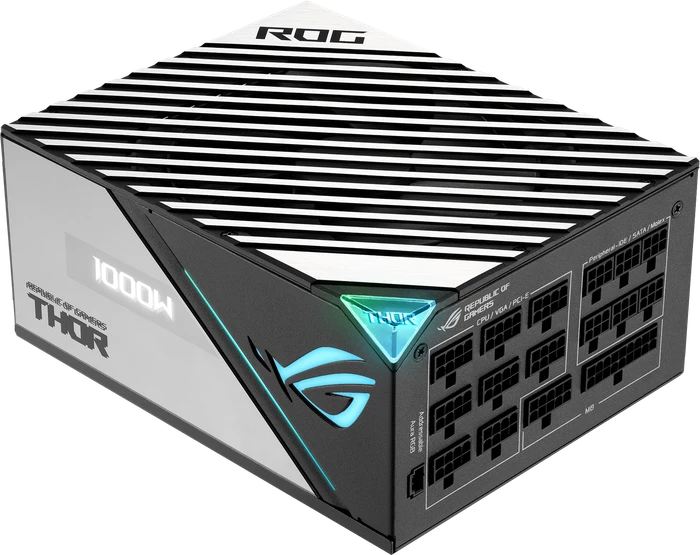 ASUS ROG Thor Platinum II, ROG-THOR-1000P2-GAMING, 1000W, ATX 2.4, mit 12-Pin PCIe 5.0 Kabel