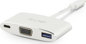 LMP USB-C auf VGA/USB-A, silber (15093)