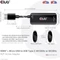 Club 3D HDMI 2.1 [Stecker] auf USB-C [Buchse] Adapterkabel, aktiv, schwarz Vorschaubild