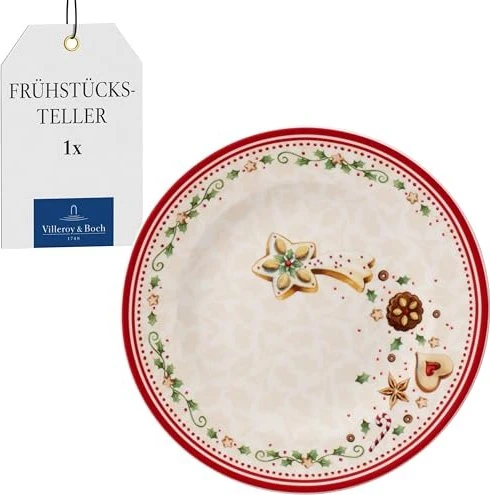 Villeroy & Boch Winter Bakery Delight Frühstücksteller Sternschnuppe 21.5cm