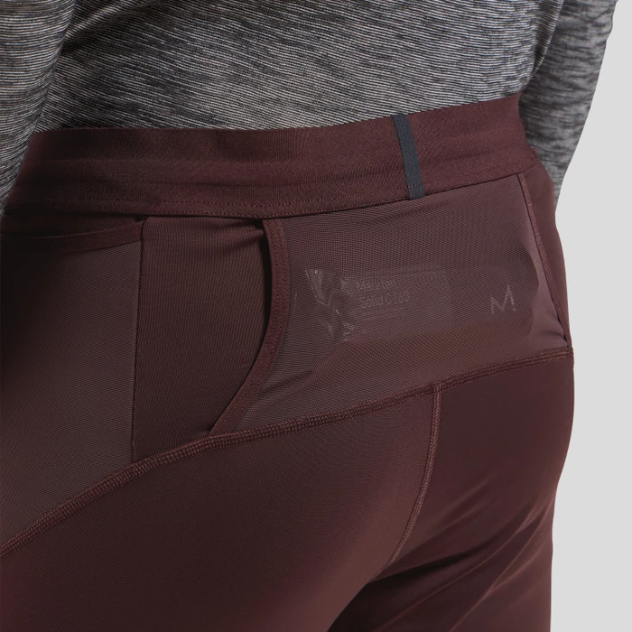 Odlo X-Alp Winter Laufhose lang fudge (Herren)