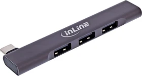 InLine Slim 4-Port USB-Hub, USB-C 2.0 [Stecker] (33203N)
