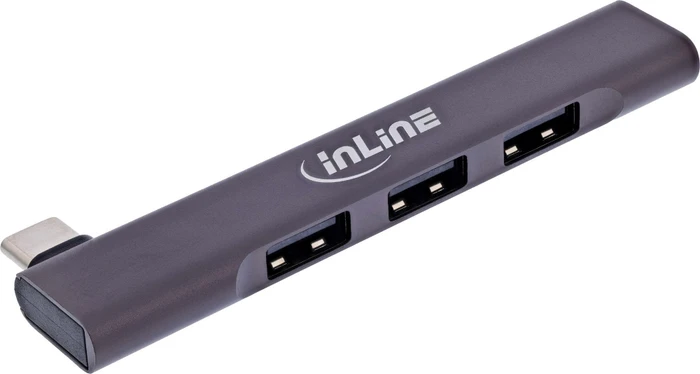 InLine Slim 4-Port USB-Hub, USB-C 2.0 [Stecker]