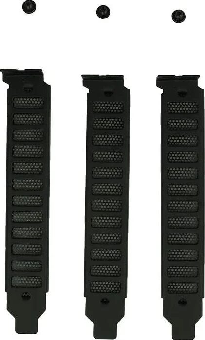 Gelid Slotblende inkl. Staubfilter, schwarz, 3er-Pack