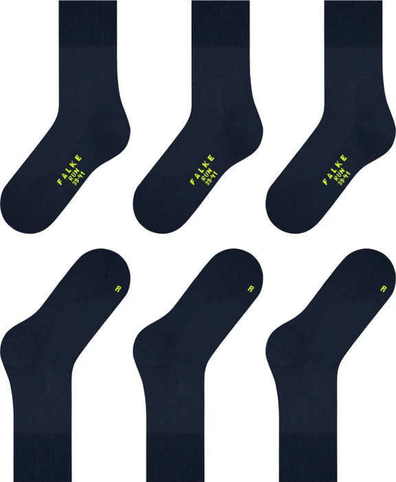 Falke Run Socken marine, 3 Paare