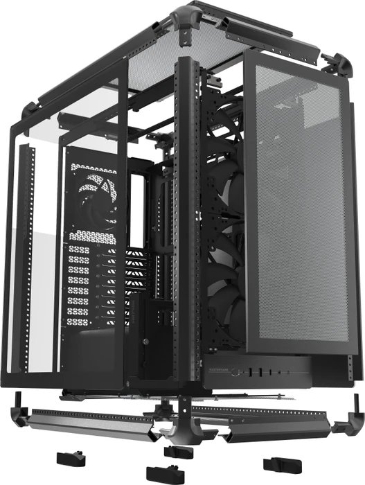 Cooler Master MasterFrame 500 Mesh ARGB, schwarz, Glasfenster